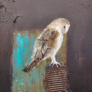 Wisdom - My First Owl Painting & Limited Edition Print. Owl Lovers, Owl Art