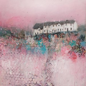 Yorkshire Dream: eigentijds landschapshuisje van deuk in Yorkshire. Door Lisa House Artist.