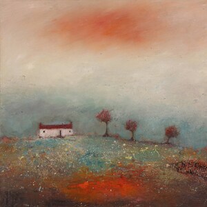 Cherry Tree Hill - Limited Edition Giclee Print  -  By Northeast Artist Lisa House