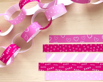 Valentine's Day Paper Chain Kit