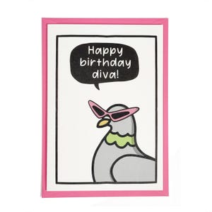 Feliz Aniversário, Diva | Cartão de Aniversário Inovador