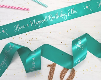 Fita de aniversário personalizada de 48 mm: embalagem para presente impressa personalizada, decoração para festa