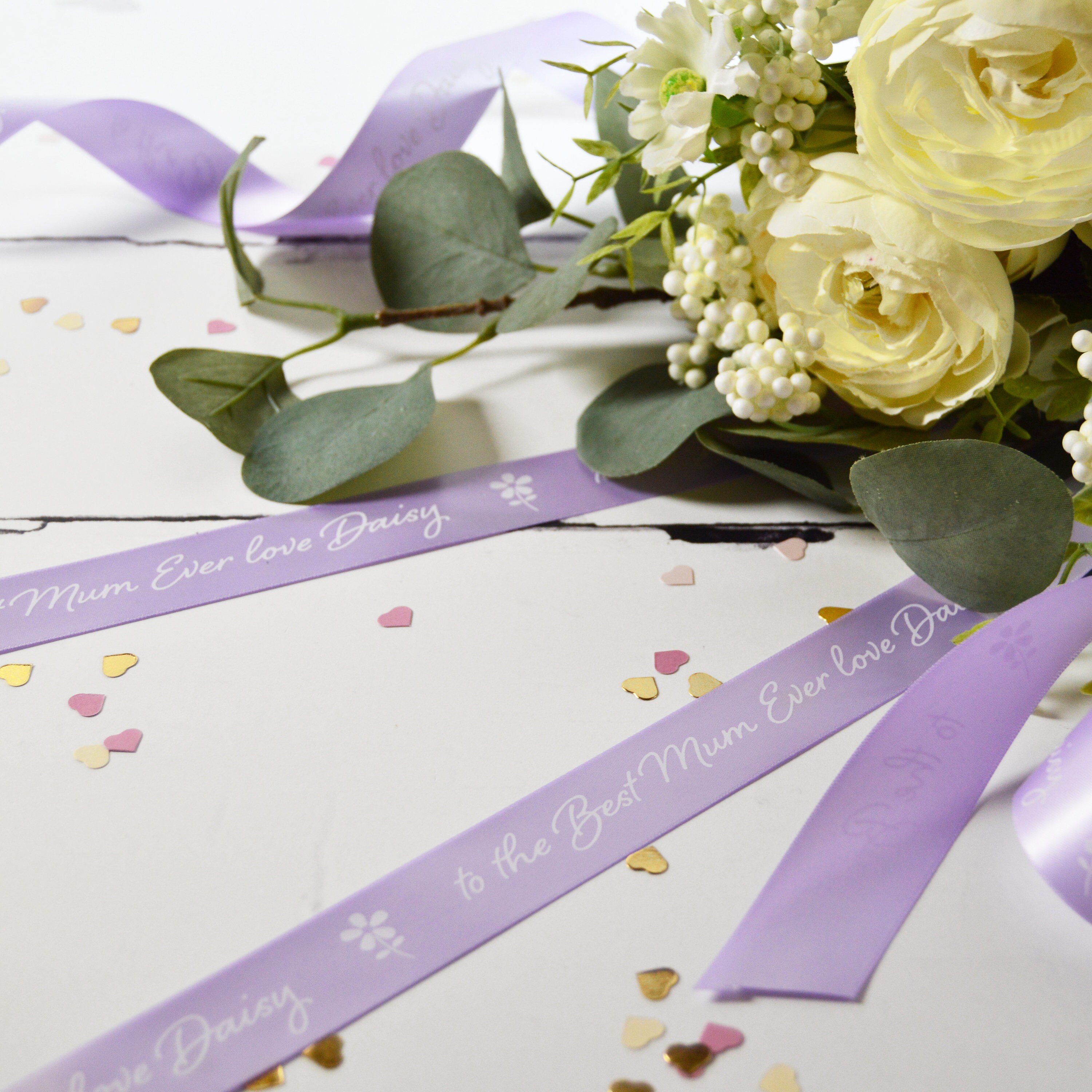 Mother's Day 15mm Personalised Printed Ribbon | Etsy