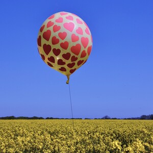 Fotokaart ballon hart | Love You-ballonkaarten | Unieke hartballonkaart | Hartkaartjes | Fotokaarten hartballon verjaardagsviering