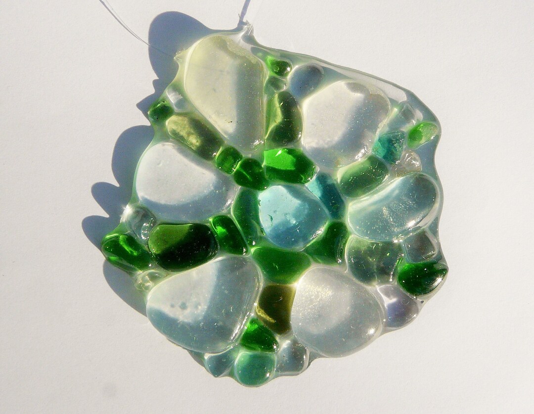 Starfish Beach Sea Glass Hanging Starfish Suncatcher Unique Sea Glass