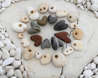 Cartolina fotografica a forma di cuore con ciottoli / Cartolina a forma di cuore con pietra da spiaggia / Cartolina artistica a forma di cuore con tema spiaggia / Heartycards / Cartolina fotografica unica a forma di cuore con ciottoli da spiaggia