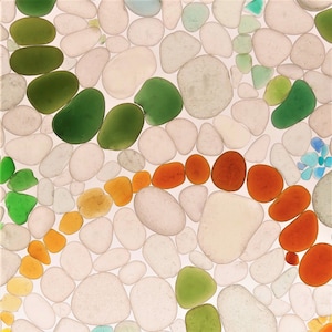 Karta ze zdjęciem Sea Glass Art | Karta urodzinowa Sea Glass | Heartycards | Niepowtarzalna karta ze zdjęciem Sea Glass | Kocham Cię Seaside Beach Sea Glass Photo Card