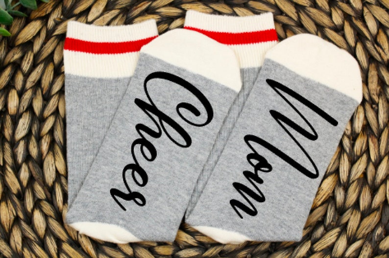 mom socks cheerleader gifts custom socks cheer mom cheer gifts mom socks cute socks mothers day gift ideas gift for mom
