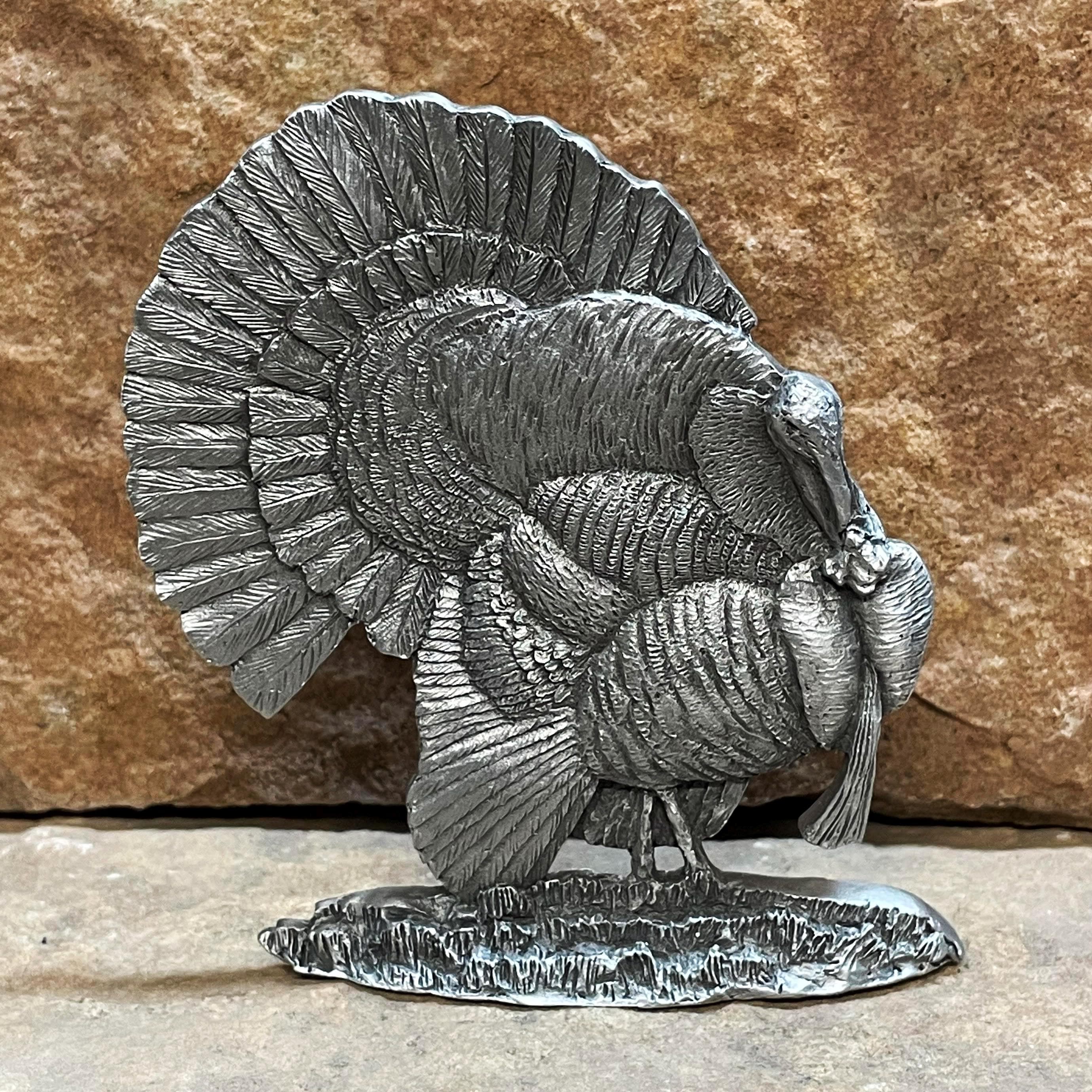 NO573 2006年製 WILD TURKEY 立体メタル 鏡面仕上げ シルバー 希少