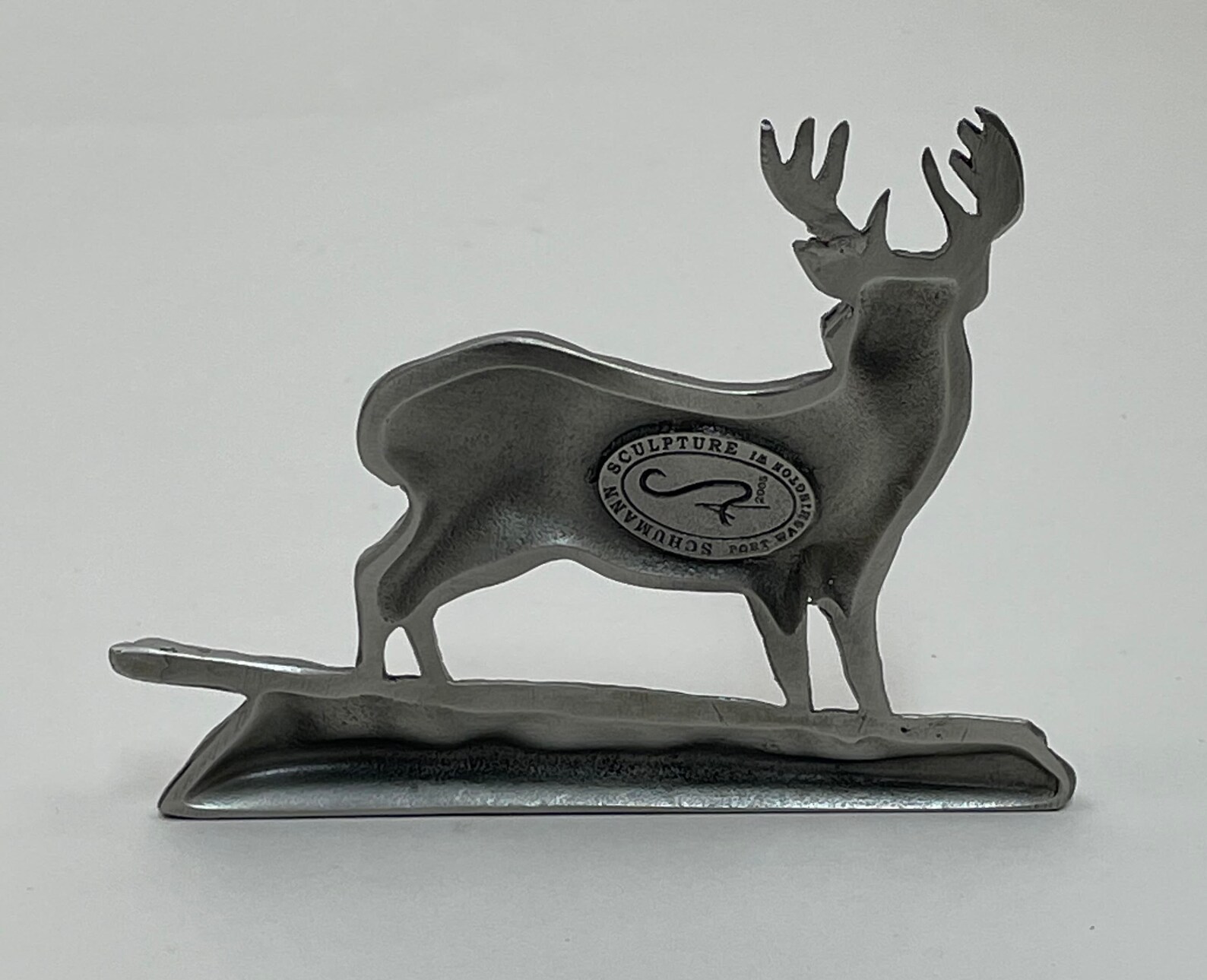 Whitetail Deer Wildlife Pewter Figurine Etsy