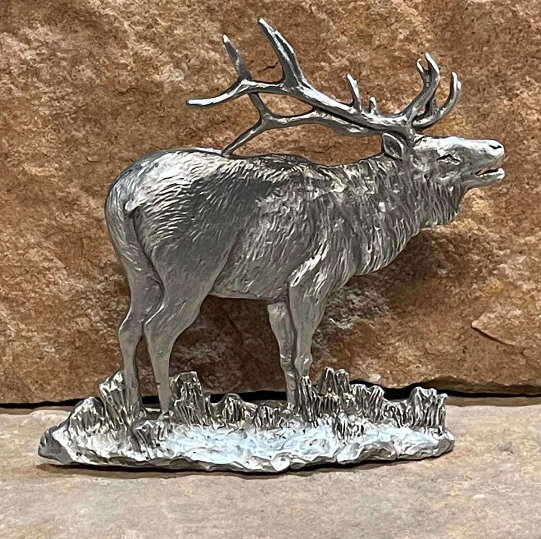 Elk, Elk Figurine, Pewter Figurines, Elk Sculpture - Etsy