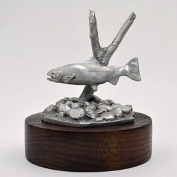 Metal Fish Sculpture Etsy
