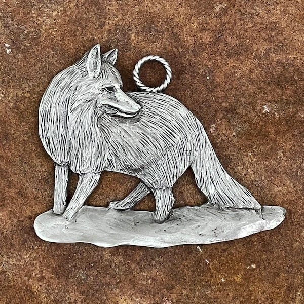 Fox Ornament Etsy