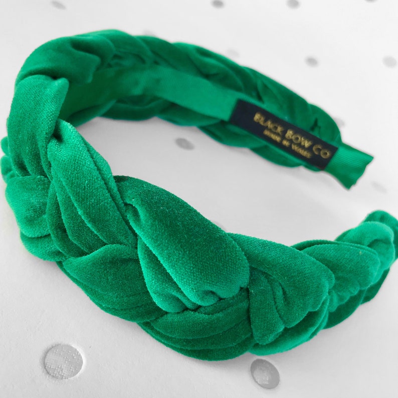 Emerald Green Wedding Guest Headband Kelly Green Headband Etsy