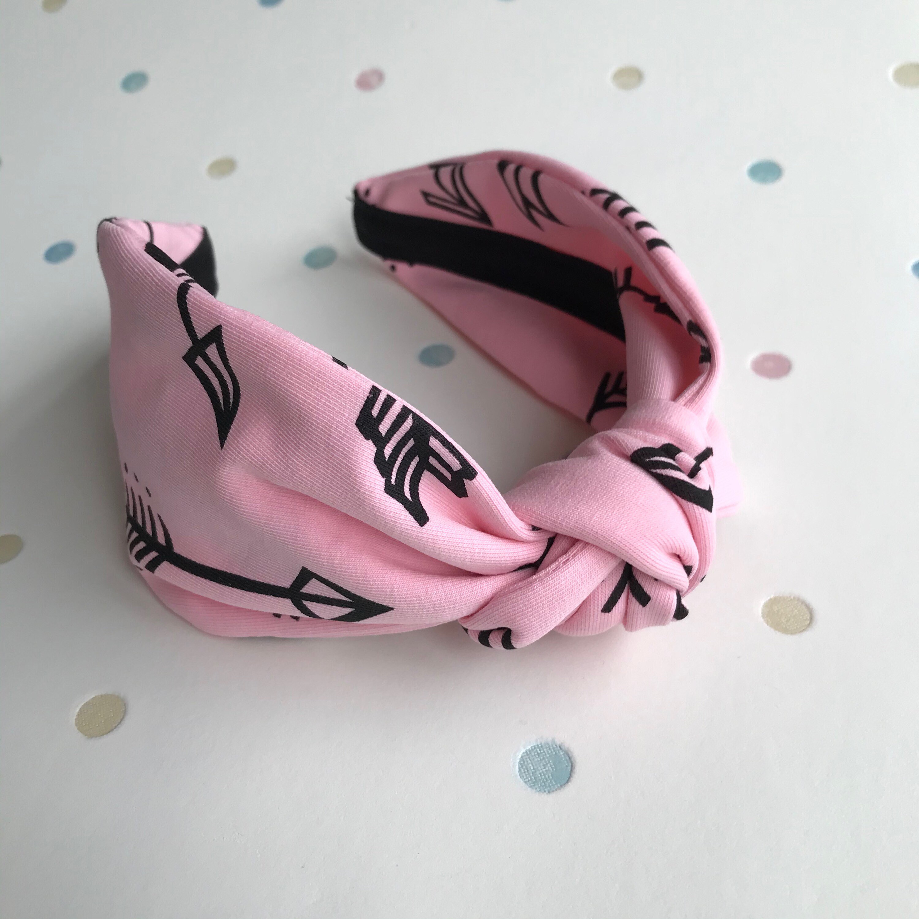 Ballet Pink Knotted Headband 90s Style Knot Headband Etsy UK