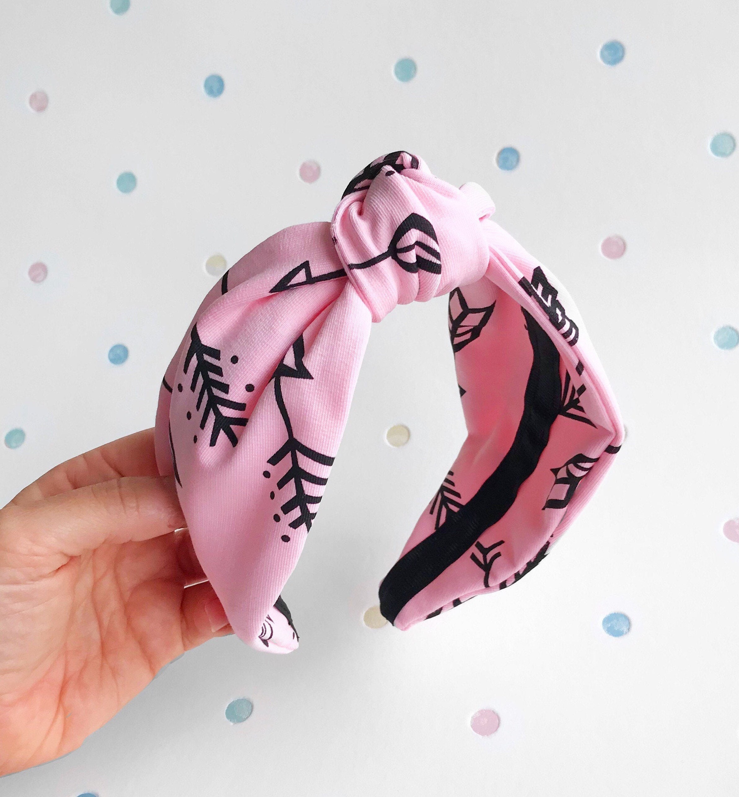 Ballet Pink Knotted Headband 90s Style Knot Headband Etsy UK