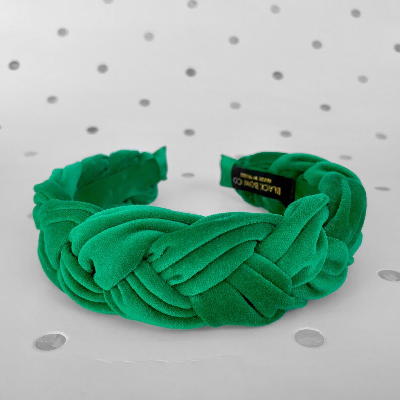 Emerald Green Wedding Guest Headband Kelly Green Headband Etsy