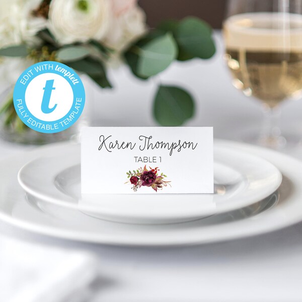 printable escort cards, Wedding place cards, wedding escort cards, escort cards, place cards, wedding placecards, printable escort card