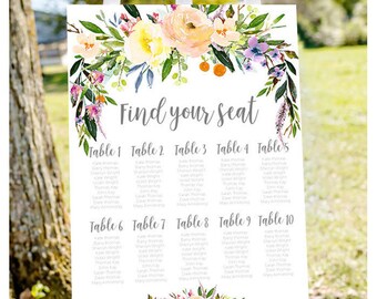 Wedding Seating Chart Australia