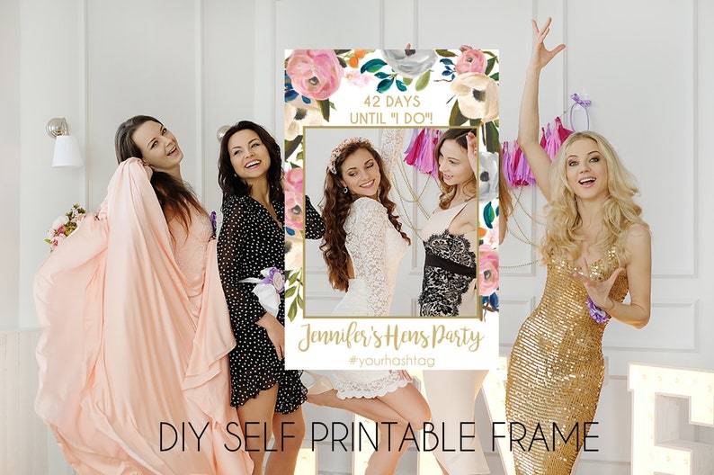 Hens party instagram frame hens photo prop frame hens Etsy España