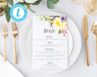 Wedding menus, printable wedding menus, wedding menu, Baby shower menu,  wedding menu cards, printable menu cards, wedding menu card