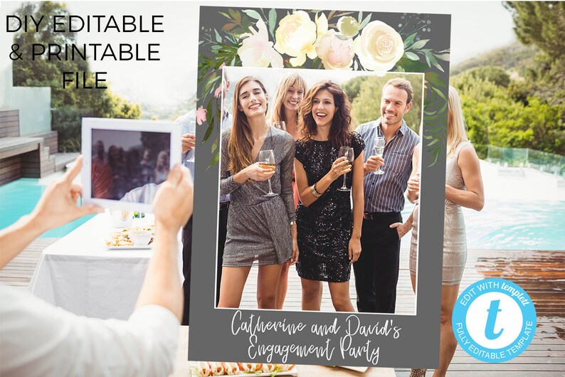 Engagement Photo Prop Photo Prop Frame Engagement Prop Etsy