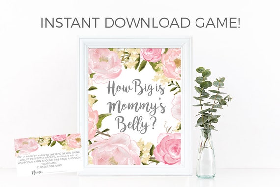 How Big Is Mommy S Belly Game Mommy S Belly Game Baby Shower Games How Big Is Mommy S Belly Game Mommy S Belly Game Baby Shower Games