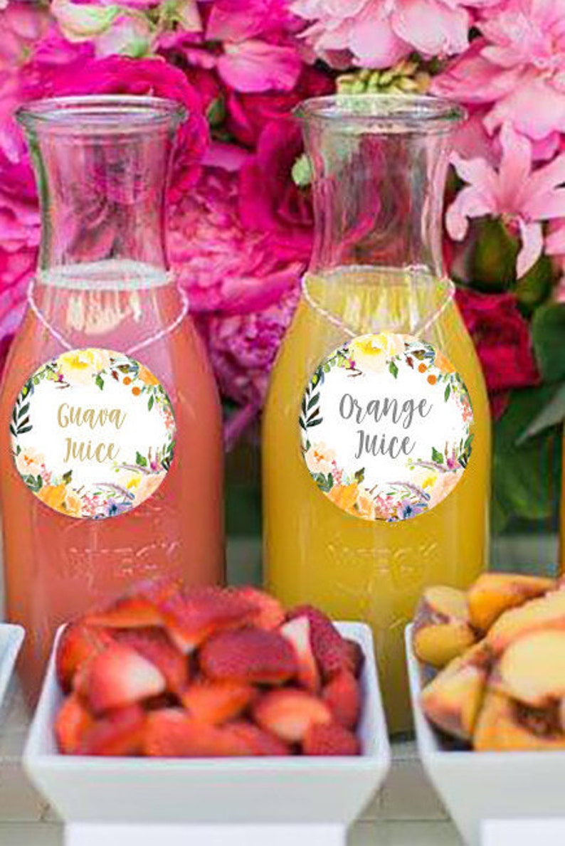 Mimosa Bar Tags Juice Bar Tags Mimosa Bar Juice Tags Mimosa Etsy