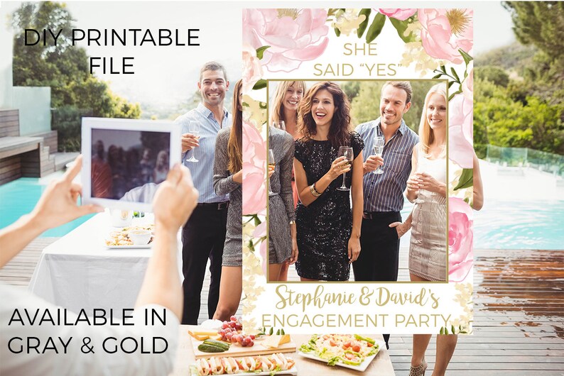 Engagement Photo Prop Photo Prop Frame Engagement Prop Etsy