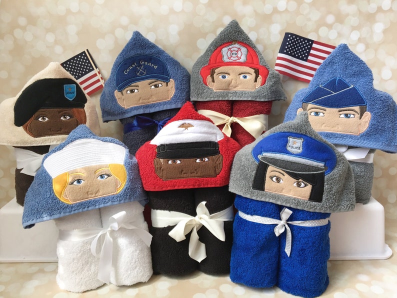 Firefighter Baby Girl Boy Firefighter Gift Firefighter Kids -Kid Hooded Towel Firefighter FIrefighter Baby Shower Firefighter Baby