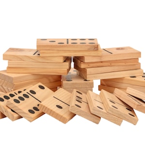 Giant Dominoes Game Set with 28 Pieces 15cm