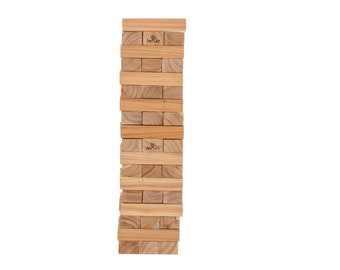 54 Piece OutdoorJumbo Jenjo Giant Jenga Wooden Block Game 81cm