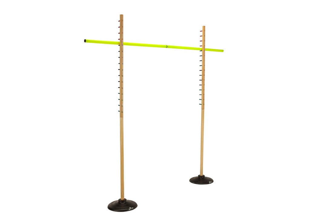 Wooden Limbo Set Wit Rubber Legs Plastic Pole Height 158cm