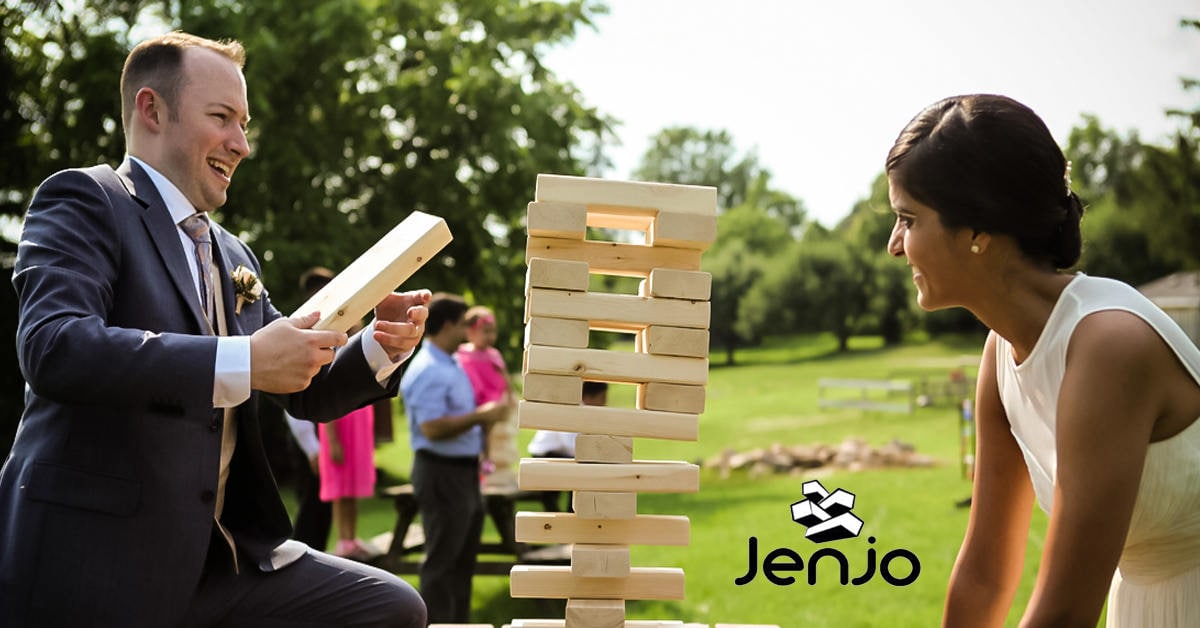 54 piezas OutdoorJumbo Jenjo gigante Jenga juego de bloques de madera 81cm  -  México