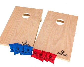 Outdoor Cornhole Boards & Corn Bags Toss Game Set