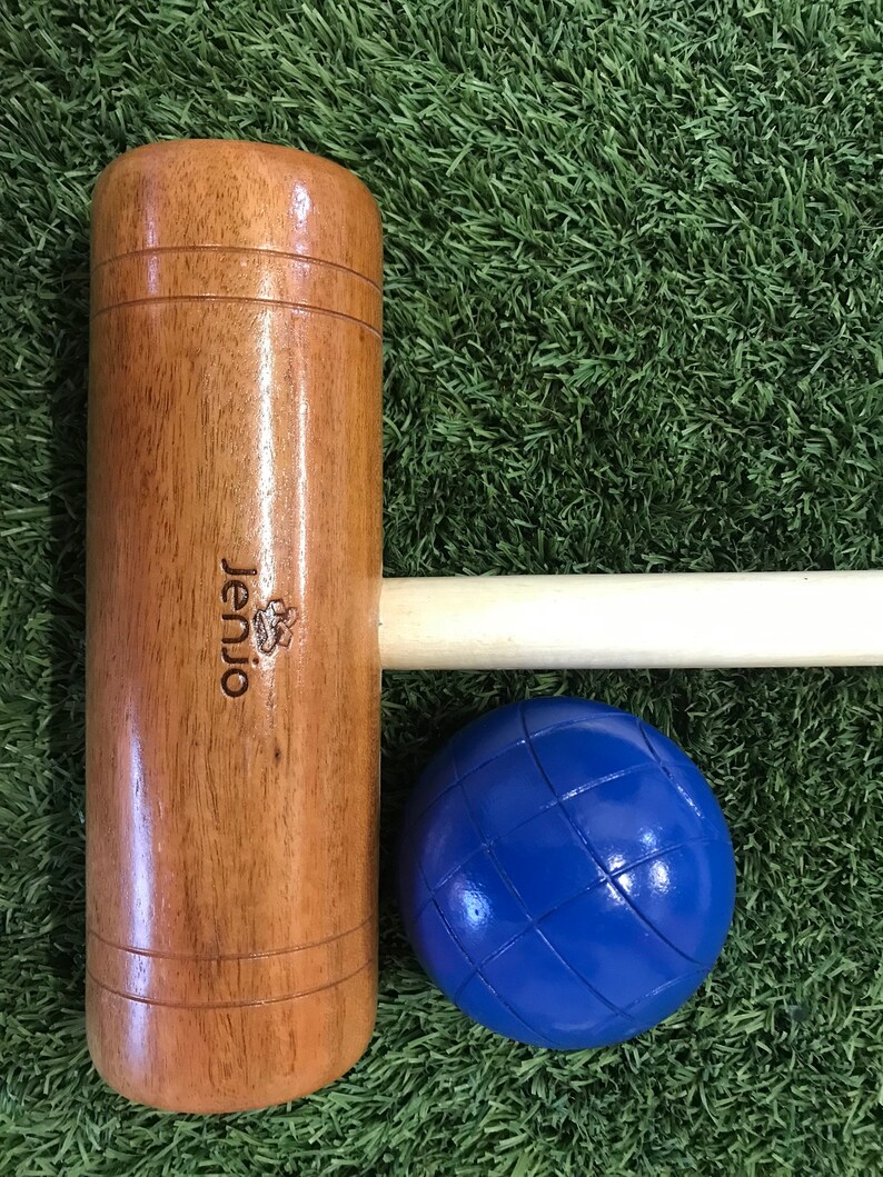 Championship Hardwood Wooden Croquet Ball 90cm Mallet Game 4 Etsy