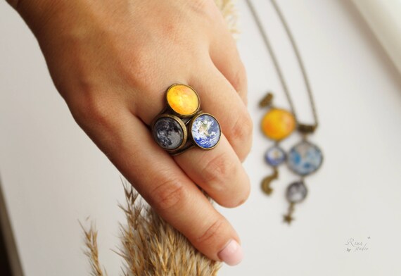 Planet rings jewelry clearance