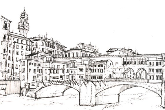 Ponte Vecchio, Florence Italy, Travel Art, Street Art, Wall Art, Home  Decor, Giclee Print - Etsy