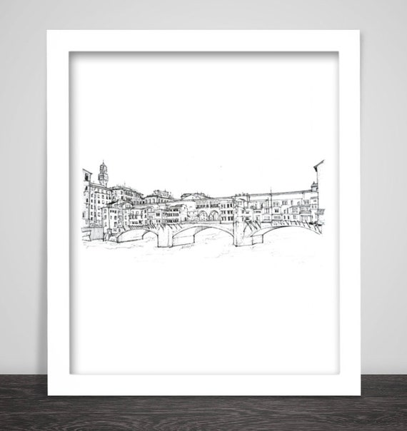 Ponte Vecchio, Florence Italy, Travel Art, Street Art, Wall Art, Home  Decor, Giclee Print - Etsy