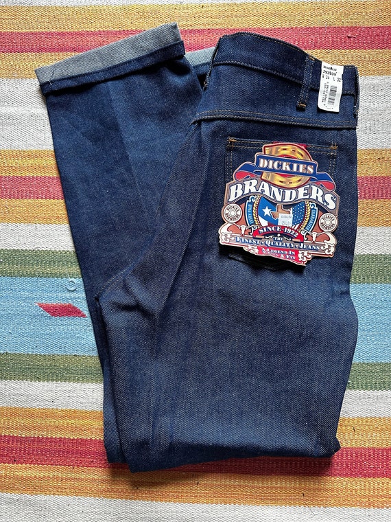 Vintage 90s DICKIES Branders Jeans Demin Pants sti