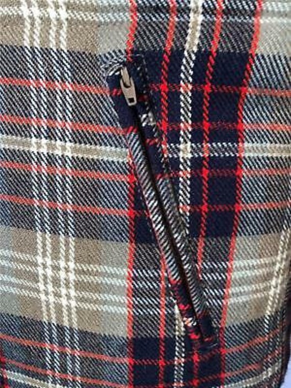 Vintage Appalachian Trail reversible plaid blue r… - image 3