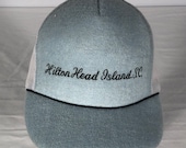 Vintage Hilton Head, SC South Carolina terry cloth truck cap hat