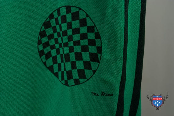 Vintage MR. DINO boho mod hippie green 70s black … - image 8