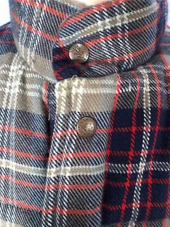 Vintage Appalachian Trail reversible plaid blue r… - image 2