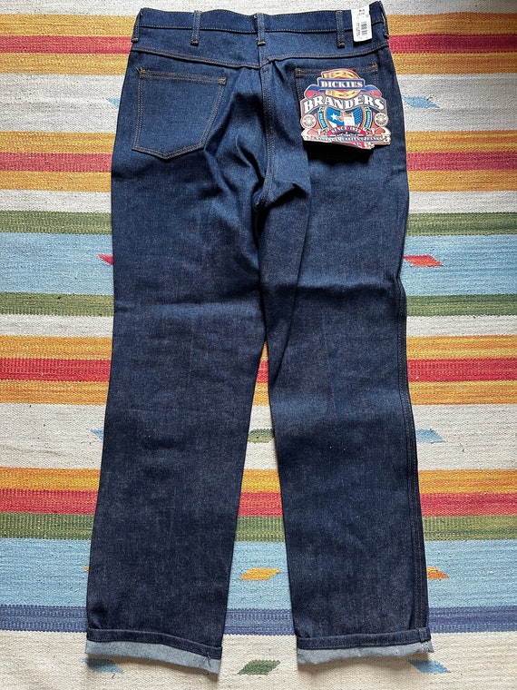 Vintage 90s DICKIES Branders Jeans Demin Pants st… - image 4