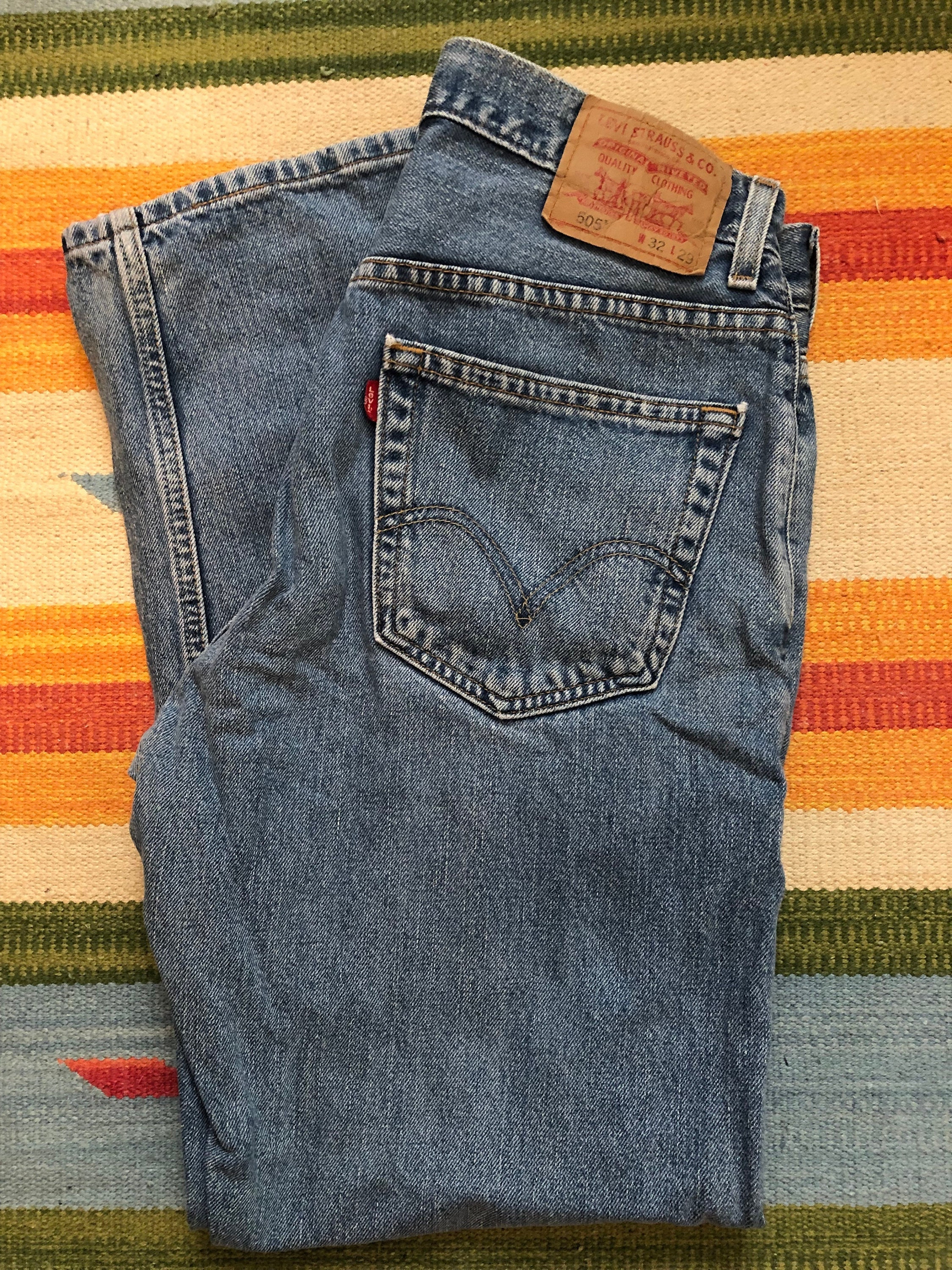 Levis 505 32x30 - Etsy