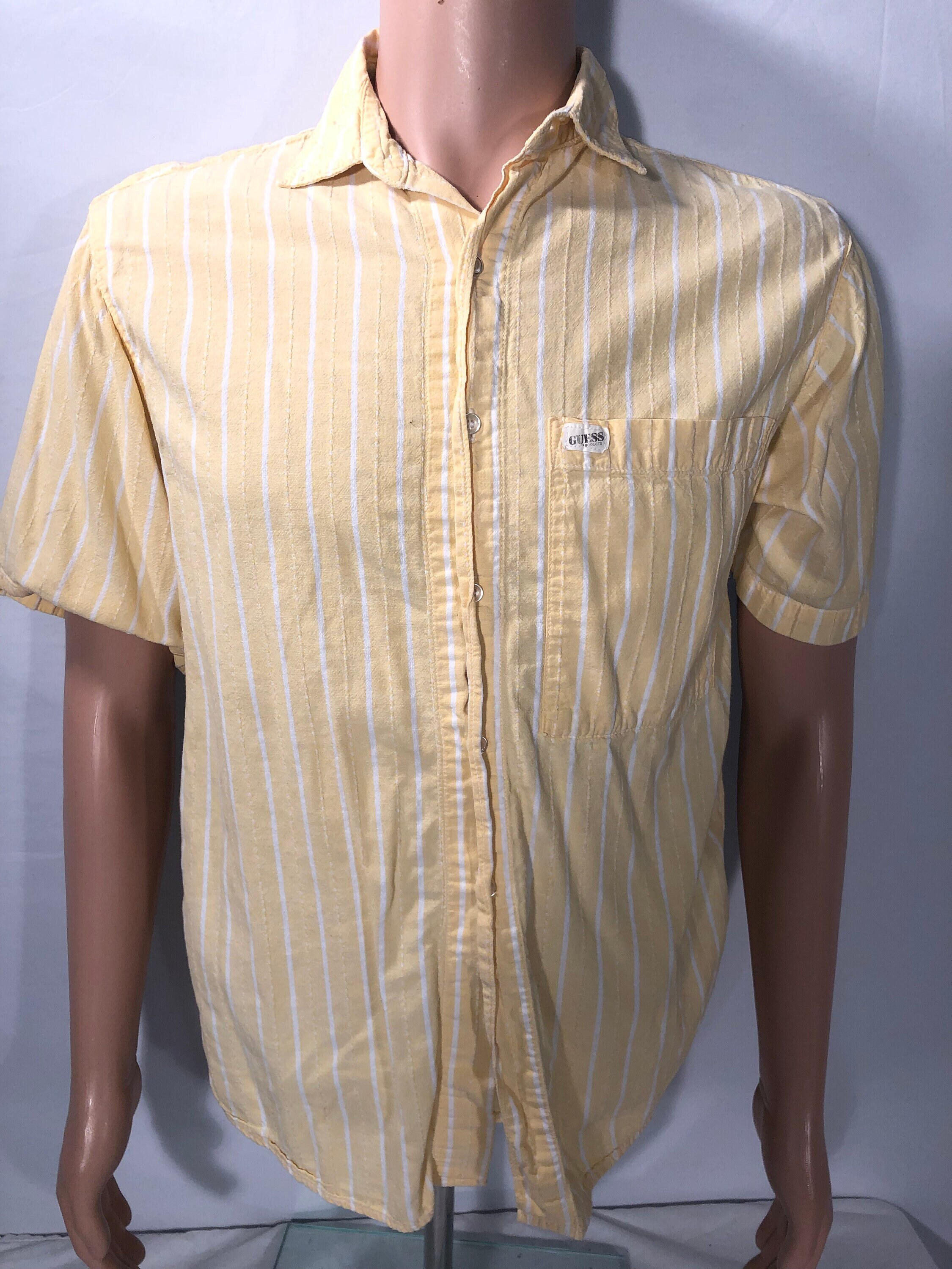 Striped Guess Shirt Etsy