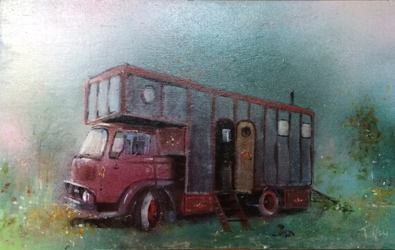 Old England Original Painting Acrylic Pete Tuffrey