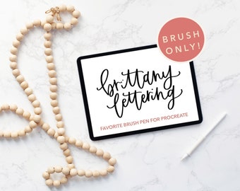 Procreate Lettering Brush - Procreate Brush - iPad Lettering Practice - Procreate Lettering - iPad Brush