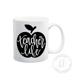 Teacher Life SVG Teacher SVG School SVG Teacher Life Teacher Teacher Appreciation Back To School svg image 1